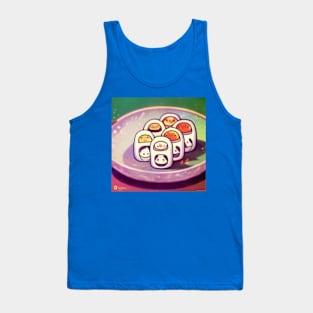 Kawaii Anime Sushi Tank Top